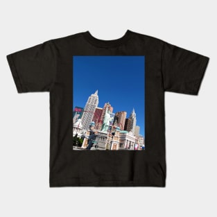 The "New York New York" Hotel and Casino in Las Vegas, Nevada Kids T-Shirt